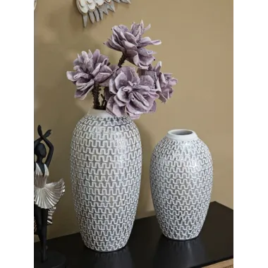 Wazon z żywicy WAVE Ø 19,5X34 cm